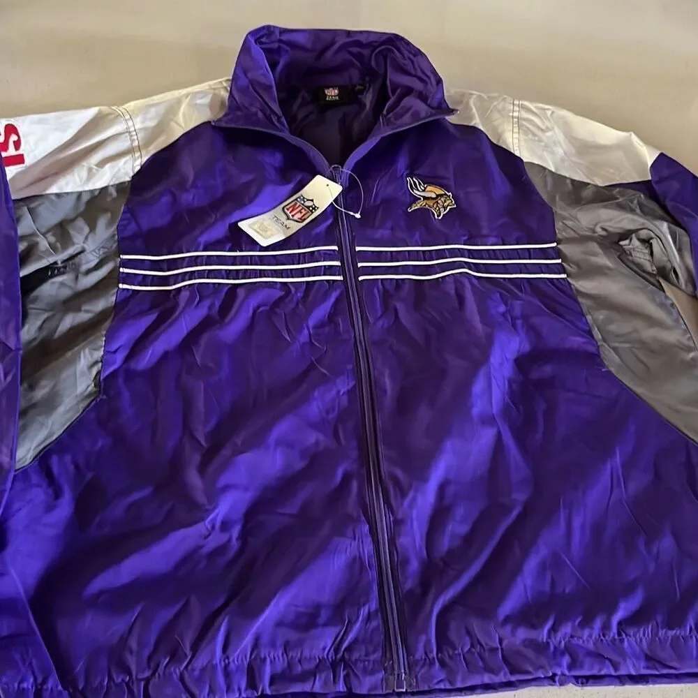 NWT Reebok NFL Team Apparel Sports Illustrated Full Zip Jacket Mens Large